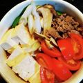 んーまっ's cooksnap of when they made タバスコ好き好きすき焼きトマト丼.