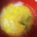 ひっこ's cooksnap of when they made 玉ねぎとかぼちゃのゴロゴロお味噌汁.