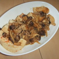 きらり流れ星's cooksnap of when they made 豆腐ときのこのにんにく炒め.