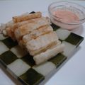 うりとく's cooksnap of when they made フライド長いものたらこマヨディップ.