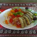melmarilyn's cooksnap of when they made 揚げ茄子とパンチェッタとトマトのパスタ.
