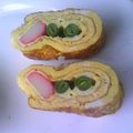 まねきねこにゃん's cooksnap of when they made お弁当に✿彩り素敵なカニカマ卵焼き✿.