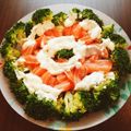 かわゆう1211's cooksnap of when they made サーモンとブロッコリーのチーズソース☆.
