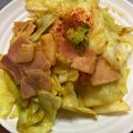たろ251's cooksnap of when they made 簡単おかず:キャベツベーコンのカレー炒め.