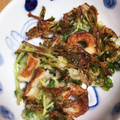 sun1's cooksnap of when they made 豆苗とちくわのかき揚げ.