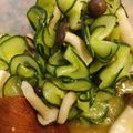まーちゃんとみーくん's cooksnap of when they made 胡瓜としめじの酢の物♪しめじ香る♪.