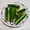 コフトン's cooksnap of when they made 【串にさしたらお祭り気分】きゅうり１本漬.