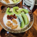 ＊＊もっさん＊＊'s cooksnap of when they made キウイとヨーグルトをメープルシロップで❕.