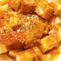 seacomet's cooksnap of when they made レンチン♪厚揚げのコチュ、チーズ焼き風.