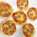 らな☆'s cooksnap of when they made 餃子の皮ピザ.