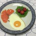 おはなすき's cooksnap of when they made 簡単★サーモンエッグ.