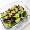 クックMLS2S3☆'s cooksnap of when they made 簡単！ポン酢でタコときゅうりの和物.