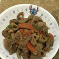 ☆ゆなふみ☆'s cooksnap of when they made シャキシャキ☆豚肉とれんこんの味噌炒め♪.