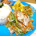 YUH♡ママ's cooksnap of when they made 豚ともやしの胡麻しょうがあえ.