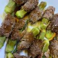 momonaomam's cooksnap of when they made 簡単！おくらの鶏ひき肉巻き.
