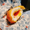 73street's cooksnap of when they made 半熟卵がとろ〜り温玉揚げ♪.