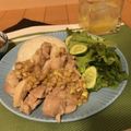 うどん堂's cooksnap of when they made レンジで作る シンガポールチキンライス.