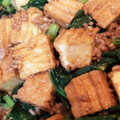 ケロヨン03's cooksnap of when they made ☼◎厚揚げと豚こまと小松菜の味噌炒め.