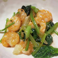みのるるたん's cooksnap of when they made 簡単！ほうれん草とエビの中華炒め.