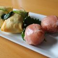 kiki555's cooksnap of when they made ケチャップでピンクの手まり寿司.