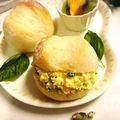 柚子♡⸝⸝⸝'s cooksnap of when they made キュウリ入りで食感が最高エッグサンド♪.