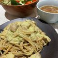 みきaus's cooksnap of when they made クリームバジルペストパスタ.