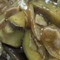 らっきー！'s cooksnap of when they made 霜降りひらたけとナスの生姜焼き.