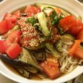 ベティ３'s cooksnap of when they made 煮びたし茄子とトマトの爽やかそうめん.
