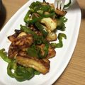 Sac’HiNa's cooksnap of when they made 厚揚げ玉葱ピーマンのスイートチリ炒め♪.