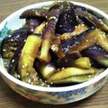 kumamother's cooksnap of when they made 茄子のサラダ！？★茄子の中華風・胡麻和え.