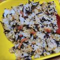 ✩ひよこ✩'s cooksnap of when they made ヘルシー香ばし♪梅じゃこひじきチャーハン.