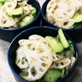 クッキン坊主's cooksnap of when they made れんこんときゅうりのやみつき和え.