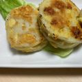 きくんこ's cooksnap of when they made チーズカレーつくねれんこん挟み焼き.