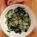 ブラウンが好きなさむ's cooksnap of when they made わかめときゅうりの酢の物★しらす入り★.