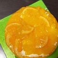 いぬわんわんわん's cooksnap of when they made オレンジゼリー・レアチーズケーキ.