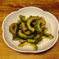 ロンロン草原's cooksnap of when they made ピリ辛で止まらない！ゴーヤーの豆板醤炒め.