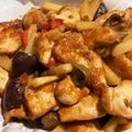 tailax's cooksnap of when they made 鶏むね肉となすの簡単ポン照り焼き.