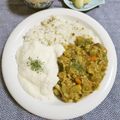 mmameco's cooksnap of when they made 根菜ごろごろのドライカレー.
