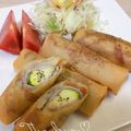 オウジリリノエ's cooksnap of when they made フライパンでズッキーニと豚バラ肉の春巻き.