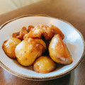 azuki-bar's cooksnap of when they made 甘辛～ほっこり♪新じゃが＆新玉ねぎの煮物.