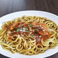 o☆shino's cooksnap of when they made あごだしでバターチキンカレーうどん.