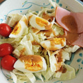 G_Yossan's cooksnap of when they made キャベツとゆで卵の蒸しサラダ.