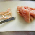 OTO☆HANA's cooksnap of when they made 簡単！ささみの筋の取り方.
