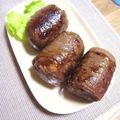 とっぽぎがおちゃん's cooksnap of when they made 肉巻きおにぎり★牛肉編.