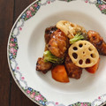 lachantily's cooksnap of when they made 鶏のから揚げ 黒酢あんかけ.