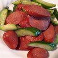 レシピの本が好き's cooksnap of when they made ウィンナーときゅうりの炒め物.