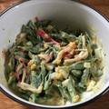 クック0T5NA5☆'s cooksnap of when they made モロッコいんげんとハムのタママヨサラダ.