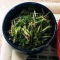 クッキン坊主's cooksnap of when they made 美容に良いかも？！豆苗とみょうがのサラダ.