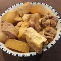 poyo02's cooksnap of when they made 圧力鍋で、鶏肉と大根と厚揚げの煮物.