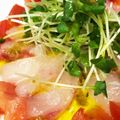 なーなちゃん's cooksnap of when they made 鯛のカルパッチョ（柚子胡椒ソース）.